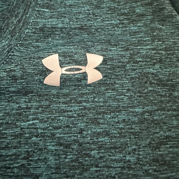 Under Armour Women's Tech Twist Short Sleeve V Neck Teal Size Small - Picture 2 of 3